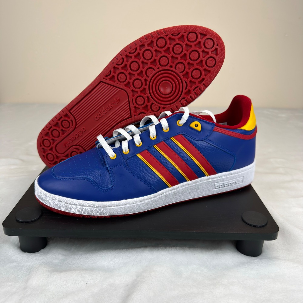 Adidas Centennial RM NCAA Kansas Jayhawks Blue Red Yellow IH5362 Mens 14 New - Picture 2 of 8